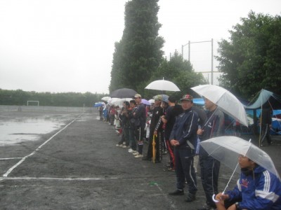 雨の中たくさんの応援ありがとうございました。